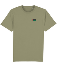 Load image into Gallery viewer, Embroidered Palestine Flag T-Shirt