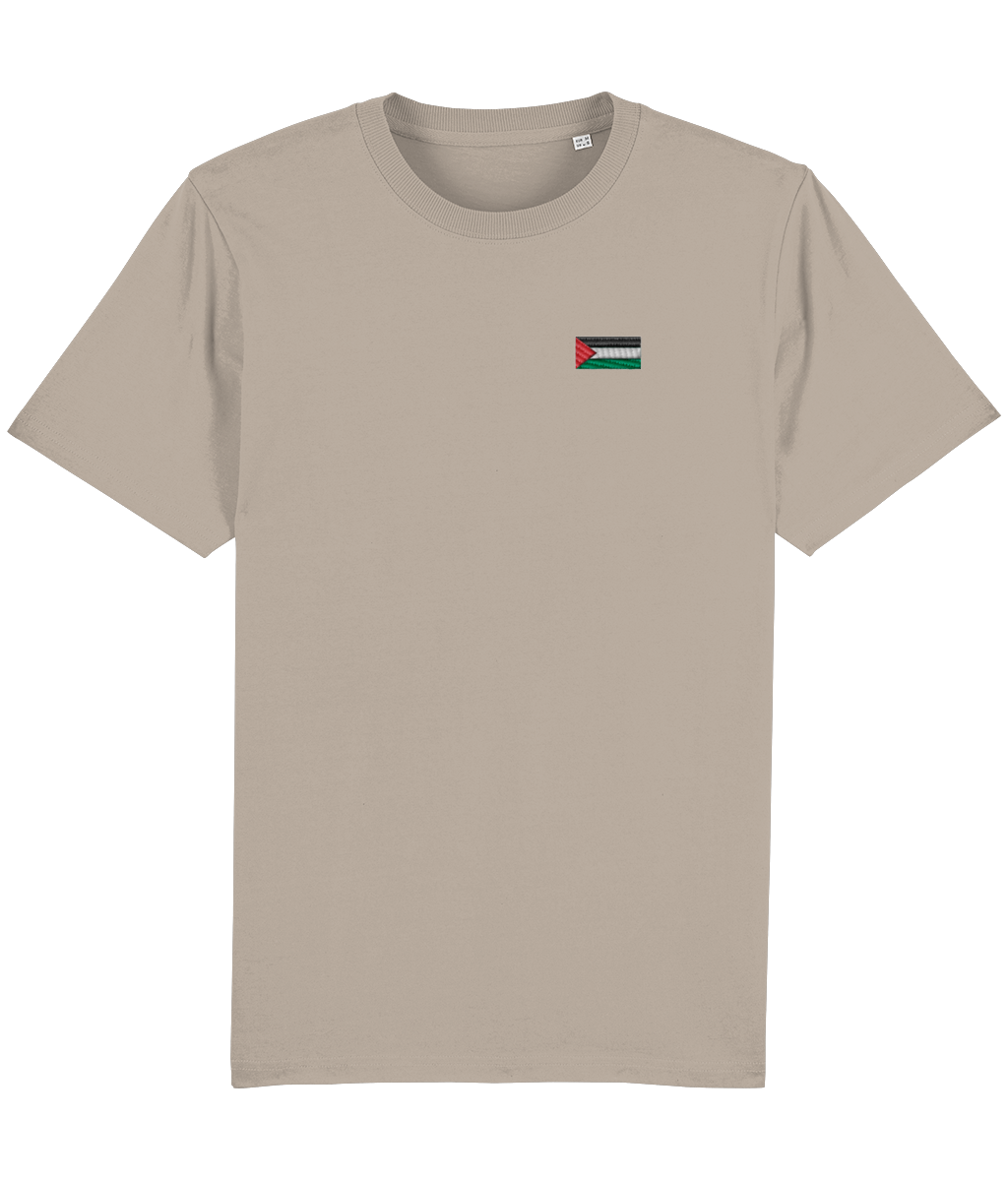 Embroidered Palestine Flag T-Shirt – Flavaclothing