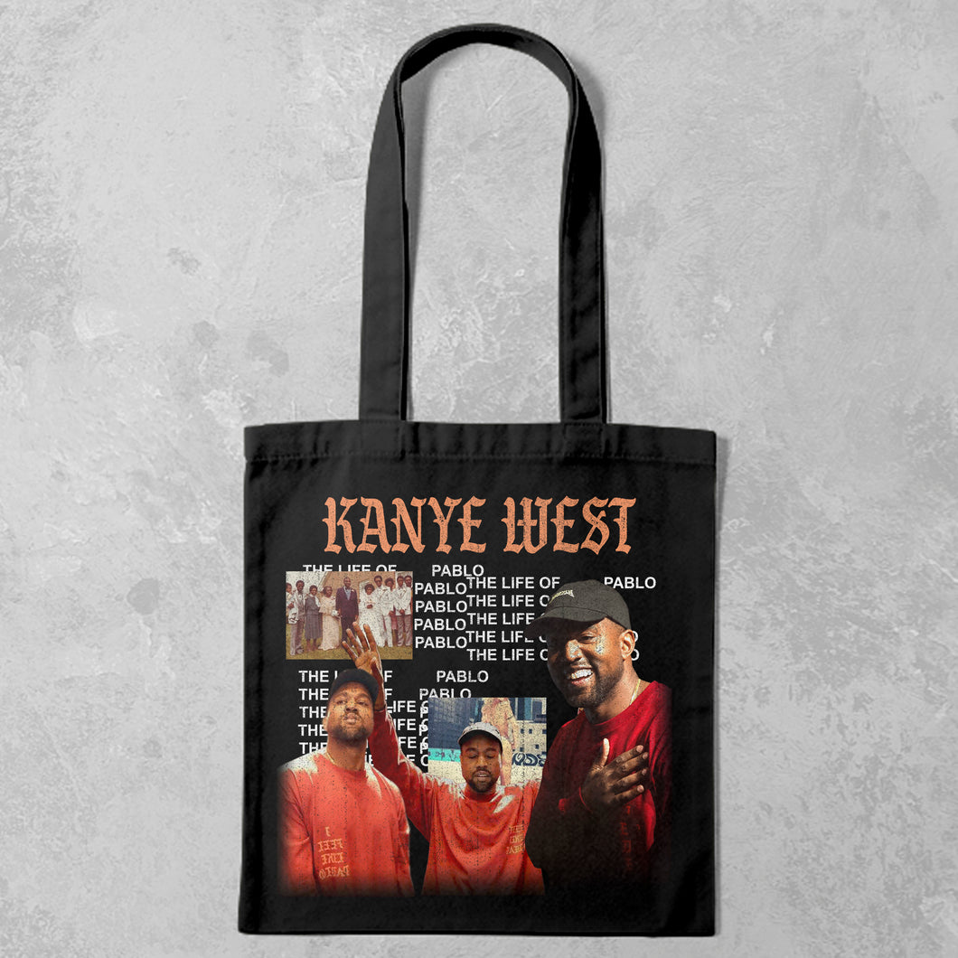 Kanye West Life of Pablo Black Tote Bag
