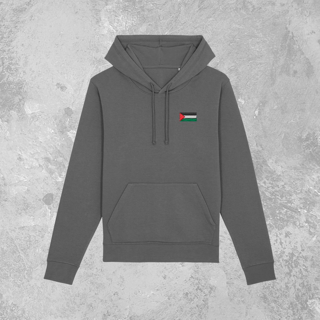 Embroidered Palestine Flag Hoodie