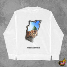 Load image into Gallery viewer, Masjid Al Aqsa White Sweatshirt
