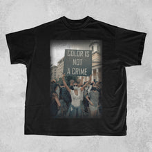 Load image into Gallery viewer, Color Is Not A Crime graphic tee
