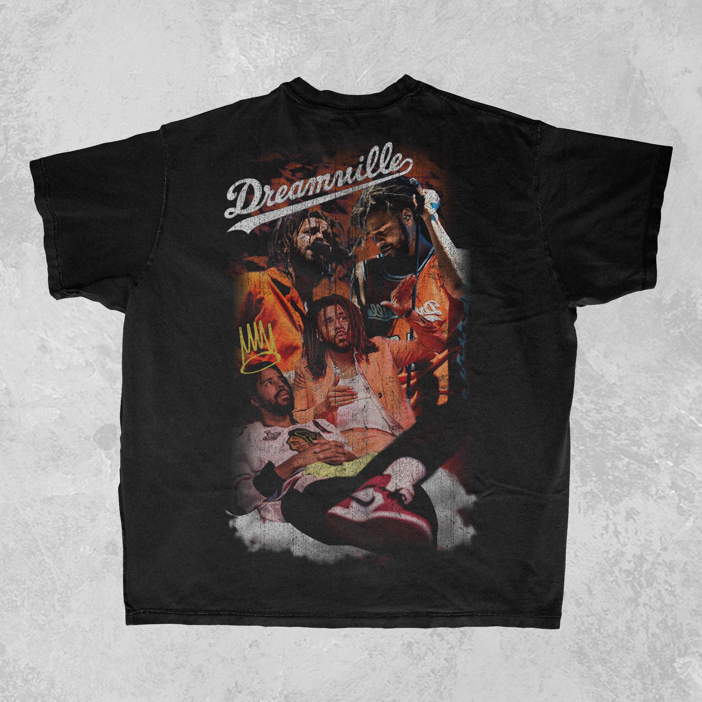 J. Cole T-Shirt (Back) – Flavaclothing, image size:2400x2400