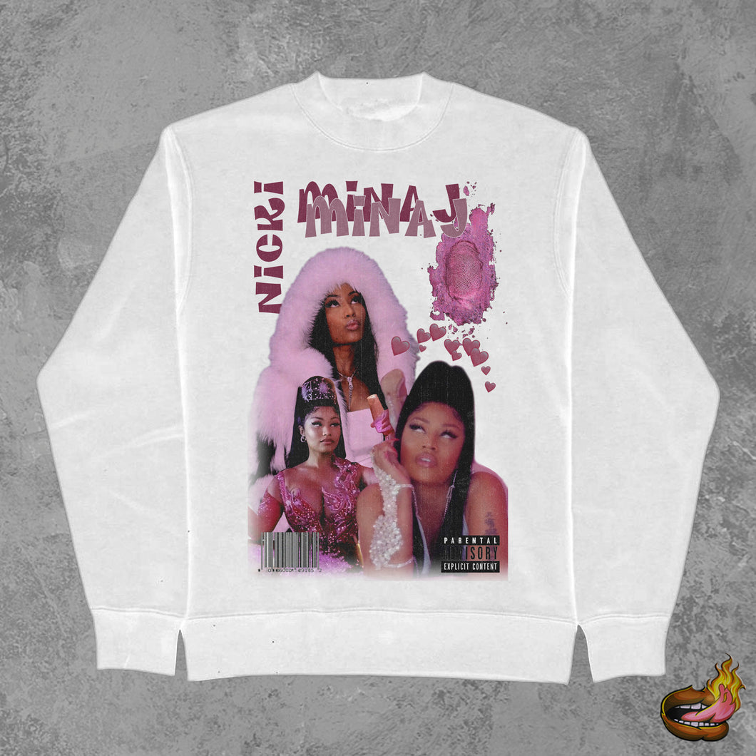 Nicki Minaj White Sweatshirt