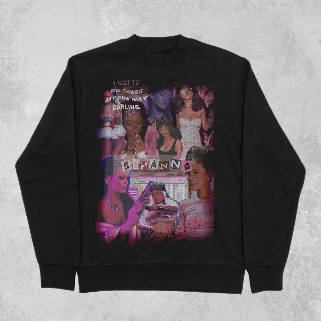 Rihanna Scrapbook Sweatshirt