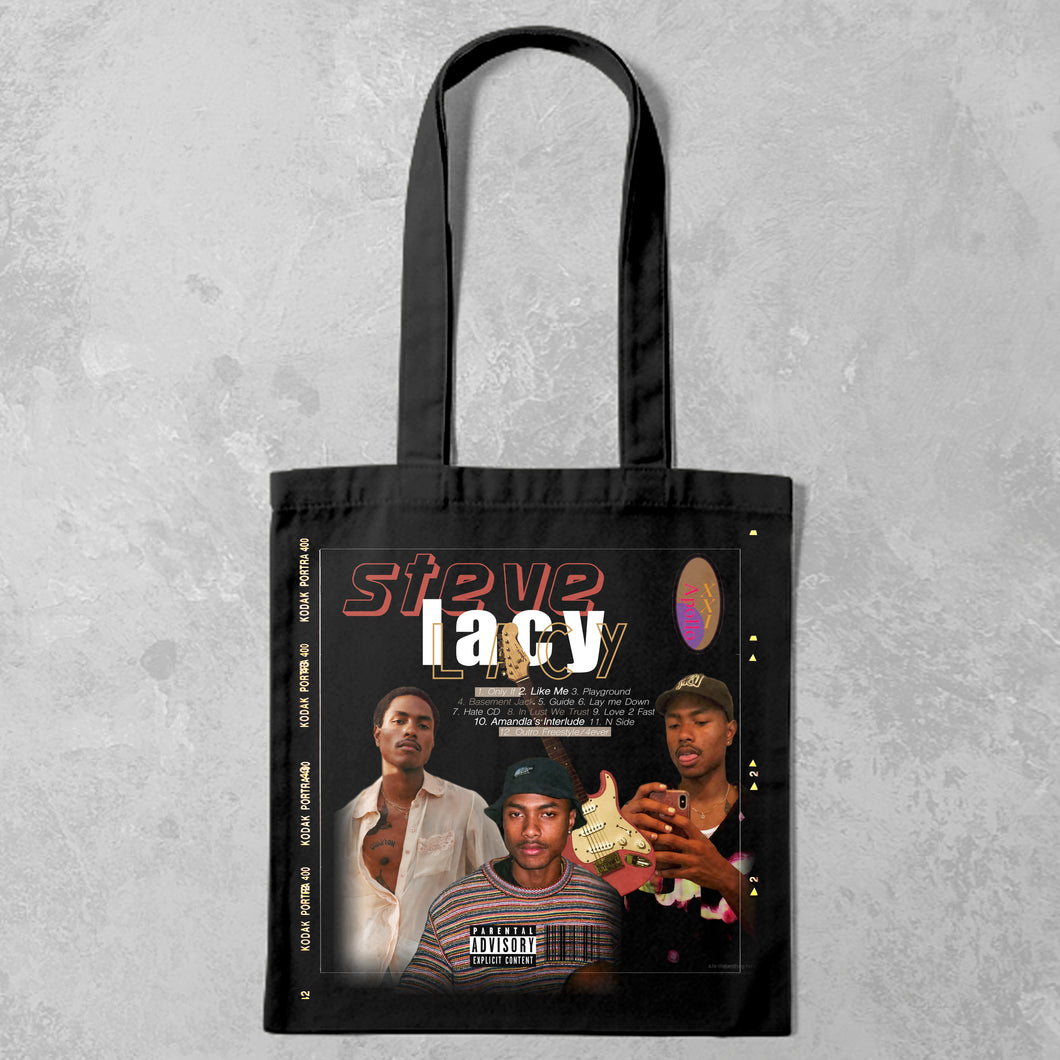 Steve Lacy Black Tote Bag