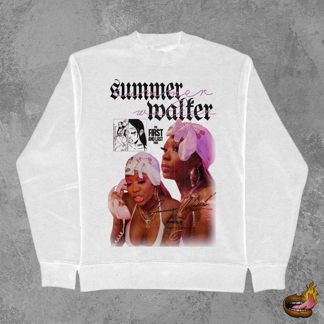 Summer Walker White Sweatshirt
