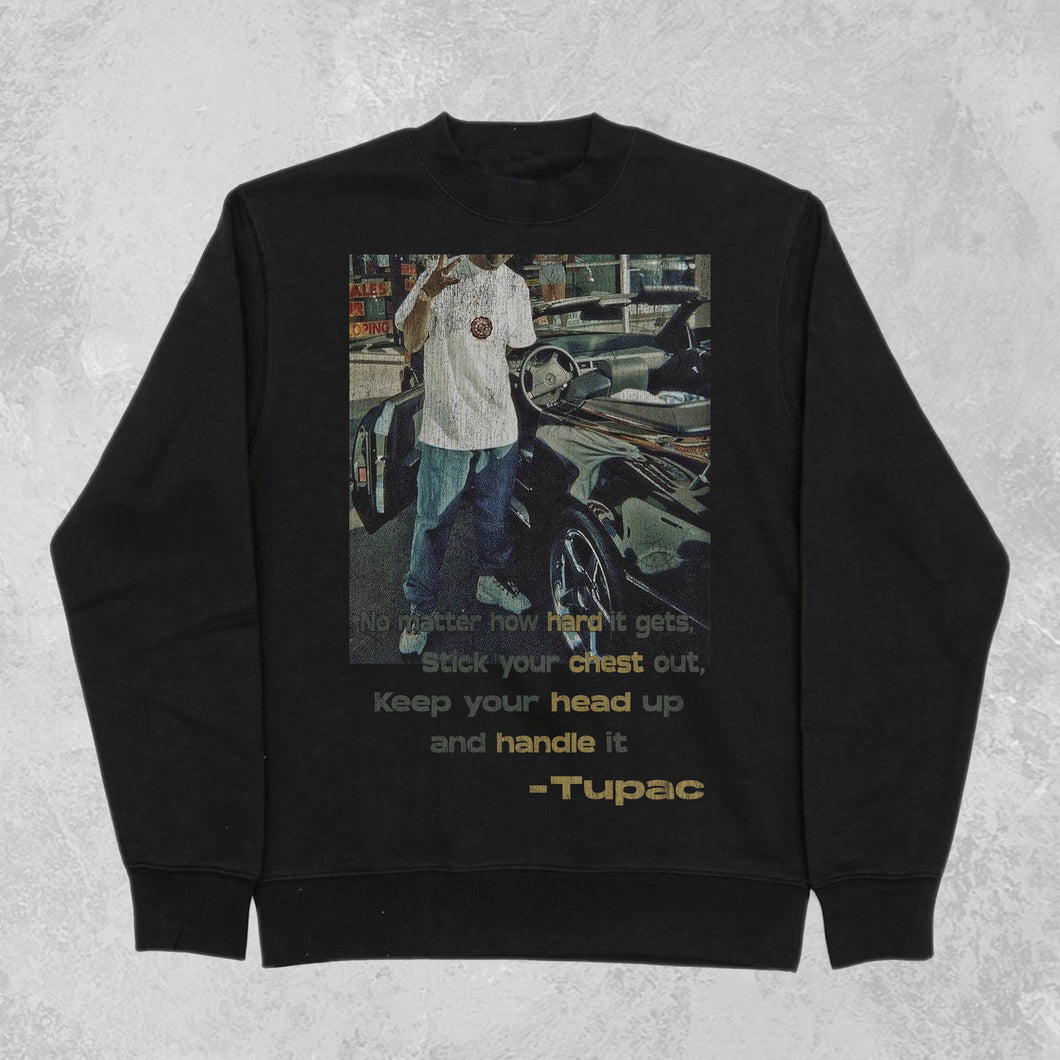 Me Against The World Lyric Sweatshirt