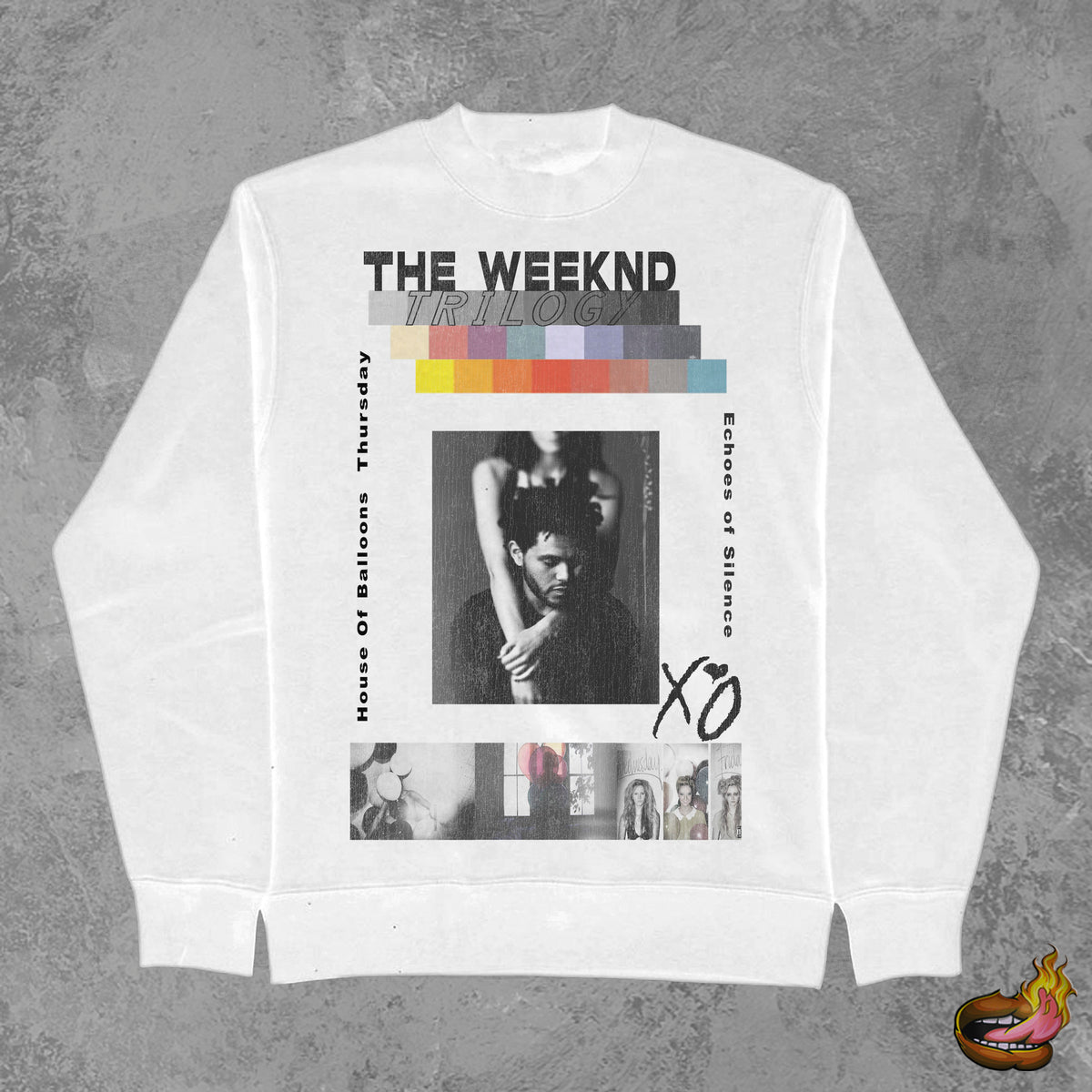 The Weeknd Trilogy White Sweatshirt – Flavaclothing