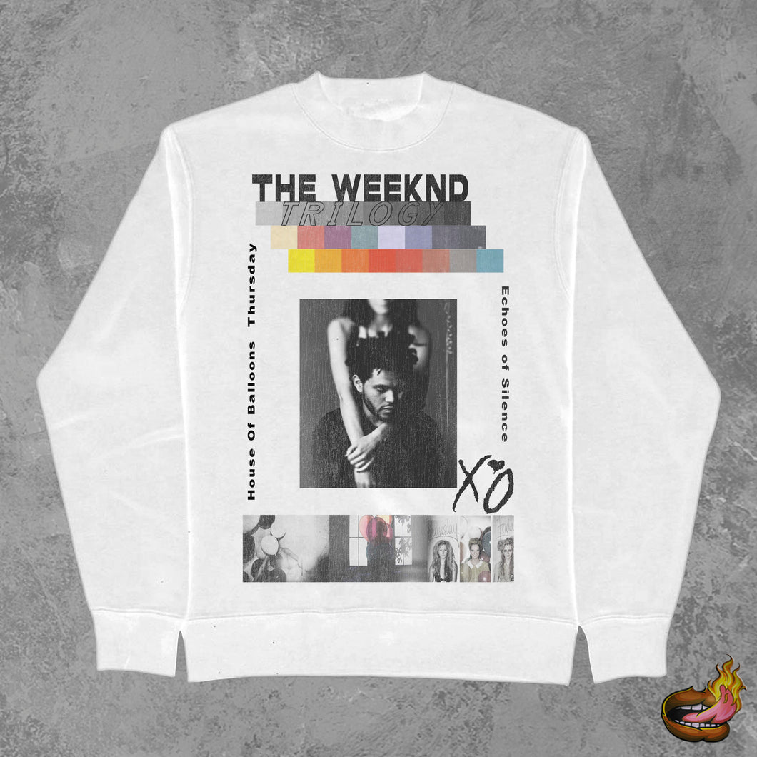 The Weeknd Trilogy White Sweatshirt